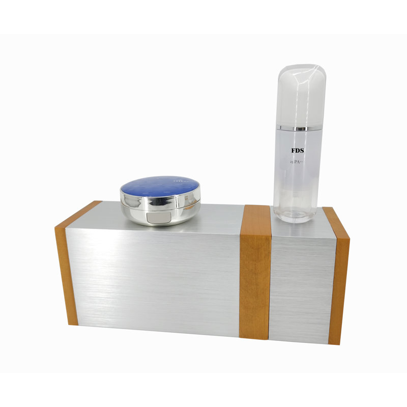 Aryahi Bois Aluminium Riser Glorifier Centre De Table Support Vase À Fleurs Socle Bloc Piédestal 21417-5 + 3