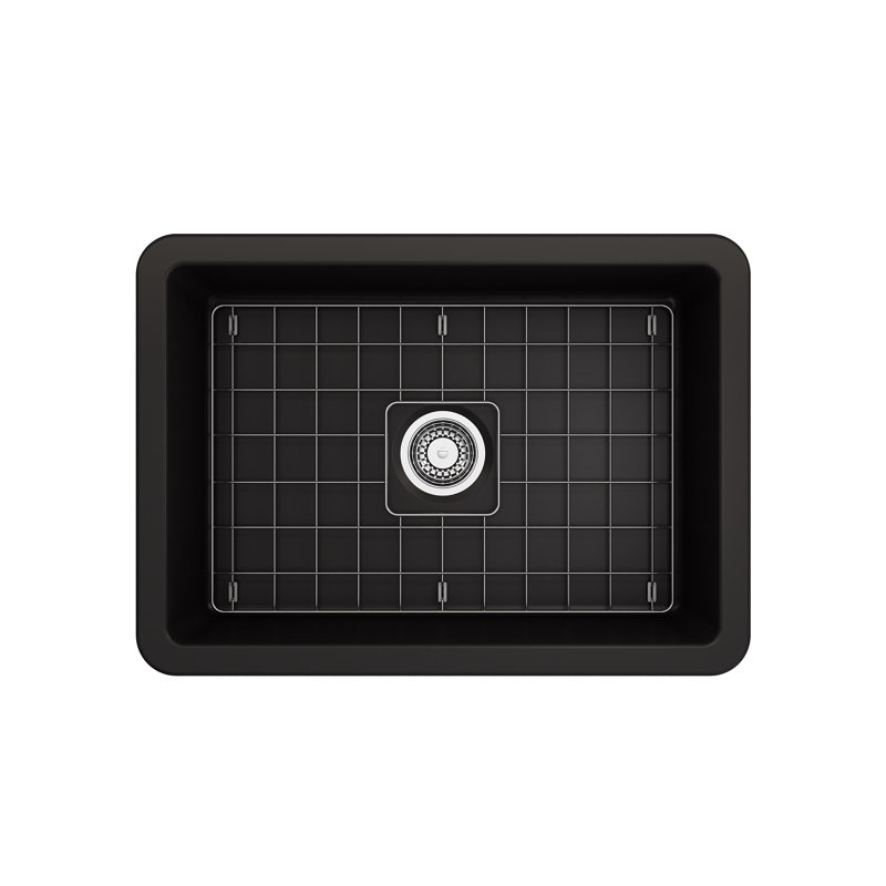 26.75'' L Kitchen Sink, Matte Black