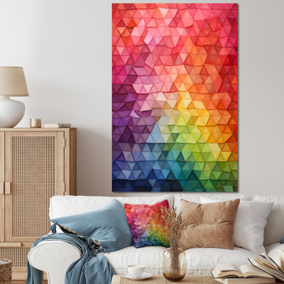 Colorful Geometric Shapes - Geometric Wall Art