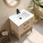 Brodnax 24" Single Bathroom Vanity with Ceramic Top-952980568