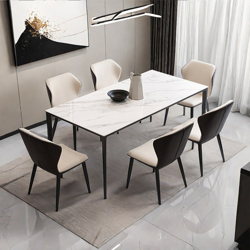 Table de salle à manger Modern, H 29,14 po x L 70,87 po x l 31,5 po