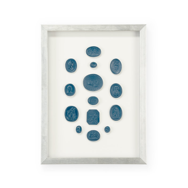 Intaglios In Blue Print