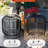 9.45" H All Iron Frame Rattan Lantern With Hemp Rope Handle-114212647
