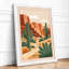 Desert at Noon Southwestern - Framed Print-1491843522-1491843533
