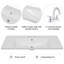 Ensemble de meuble-lavabo simple 24 po Sherell