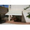 Auvent de patio rétractable pleine largeur Brasilia, conception épurée, structure blanc brillant