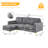 Upholstered 85.83'' Sofa & Chaise-90623420