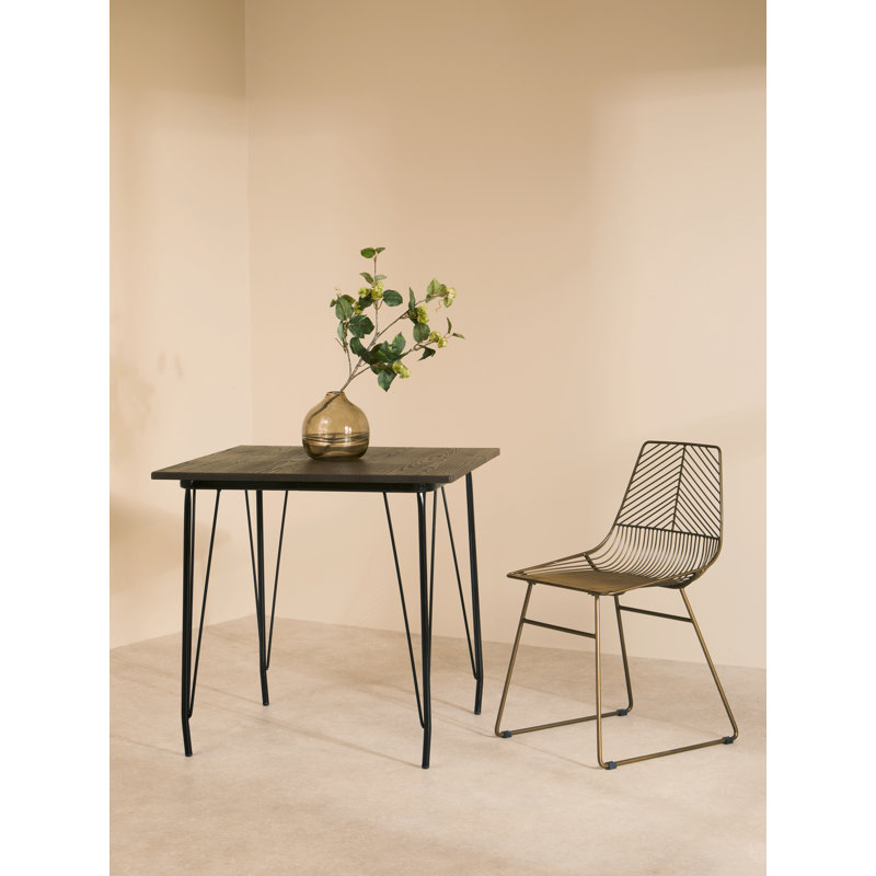 Kamini Patio Dining Side Chair, Bronze