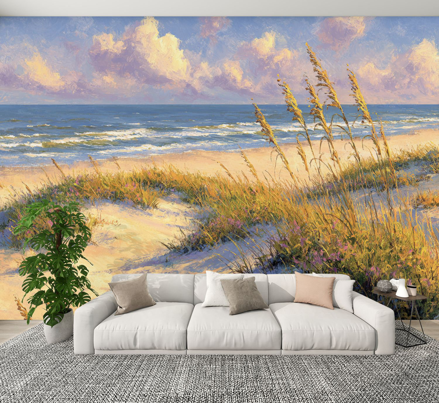 Red Barrel Studio® Coastal Peel and Stick Wallpaper Fantasy Coastal ...