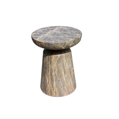 Zofia Composite Pedestal Accent Table