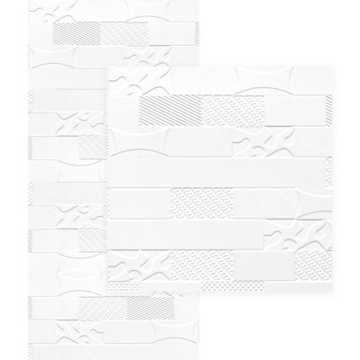 Versa MirroFlex 4ft. x 8ft. Glue Up PVC 3D Wall Panels 160 sq.ft.
