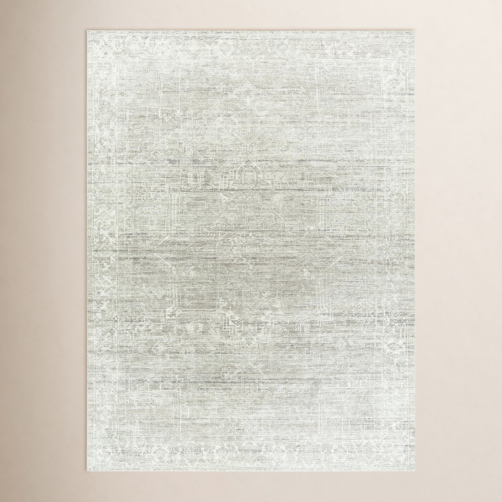 Galey Alix x Livabliss Collins Avenue VI Indoor Machine Woven Area Rug, Rectangle 9'11" x 14', Olive