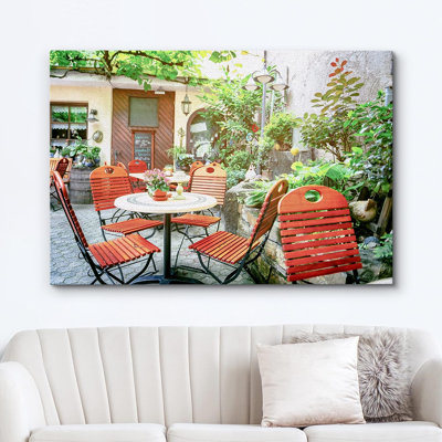 Architecture Building " European Italian Cafe Floral Terrace Nature Wilderness "