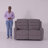 Dulan 56.69'' Upholstered Power Reclining Loveseat