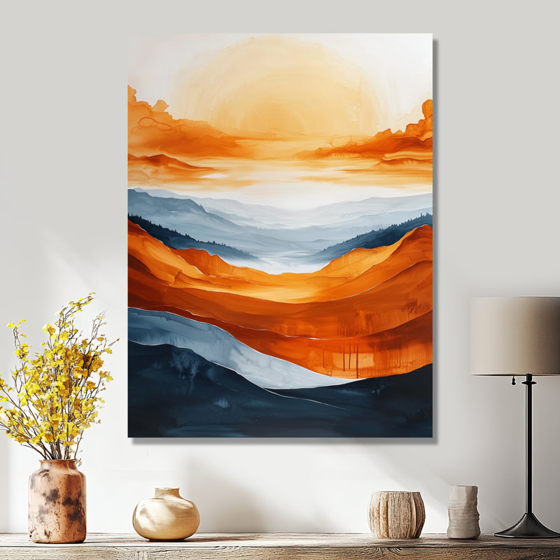 Nyre - paysages, impressions d'art mural, H 32 po x l 16 po, Toile tendue, Ne s’applique pas