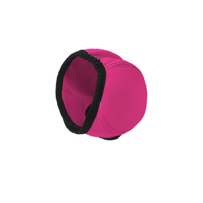 Capuchon antibruit pour chien, rose vif
