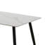 Stone Top Metal Base Dining Table