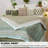 Fabdivine Luxury Block Print Cotton Quilt Floral Boho Bedding for Bedroom & Sofa-111057660-111057654