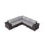 7 Seating Group With Weather- , Cushions, And Easy-care Covers For Backyard Fully Assembled Sectional Reversible Layout, Water-repellent Interlocking Sections