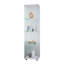Vitrine à 4 tablettes en verre blanc - pour exposer des médailles et des œuvres d'art 64,7 po x 16,7 po x 14,3 po H 64,7 po x L 16,3 po x l 14,3 po