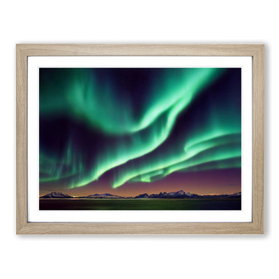 An Amazing Aurora Borealis - Framed Print