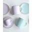 Tasses à café en porcelaine osseuse Charlotte