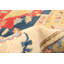 Tapis unique rouge / bleu en laine noué à la main de style années 2010 de 8 pi 1 po x 10 pi Qaiden