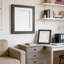 Cadre photo 8 x 10 avec double passe-partout blanc pour photos 5 x 7 - Cadre de table en bois massif ou mural - Présentoir horizontal ou vertical polyvalent pour la décoration de la maison et du bureau-1373892676