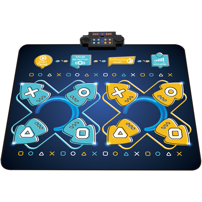 Tapis de danse pour enfants, tapis de danse, jouets, cadeau pour deux enfants de 3 ans et plus