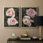 «Peachy Roses I», reproduction encadrée de qualité supérieure - prête à être accrochée - aucun clou requis - aucun clou requis-548074841-548074843