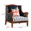 Fauteuil avec repose-pieds 33,4 po Asire