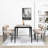 Short Plush Upholstered Metal Dining Chairs-583996522