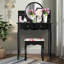 Ensemble coiffeuse avec miroir Clarkson-851753862