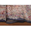 Tapis bleu marine à motif floral traditionnel 7 x 10