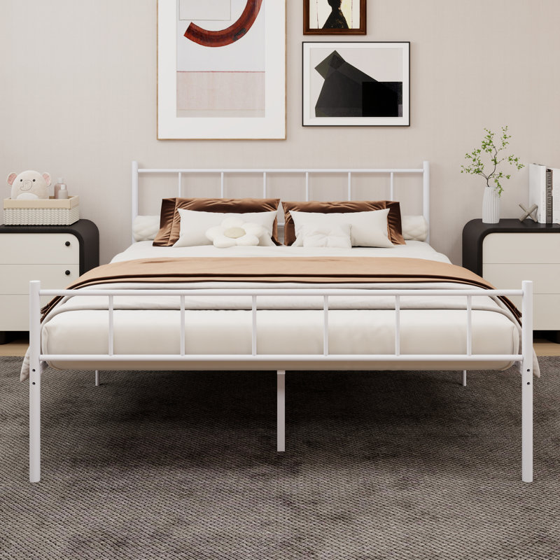 Cadre ouvert en métal, White, Grand