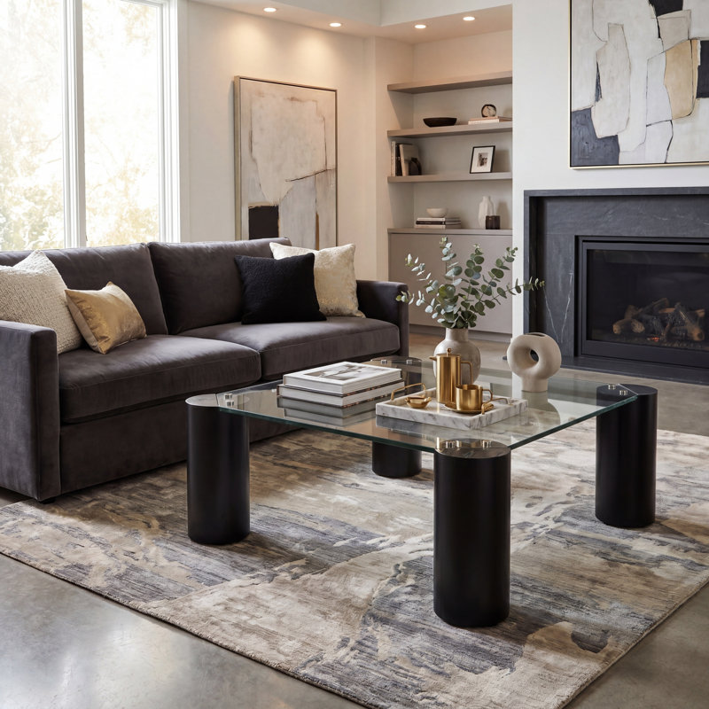 Table basse Northlakes, Noir