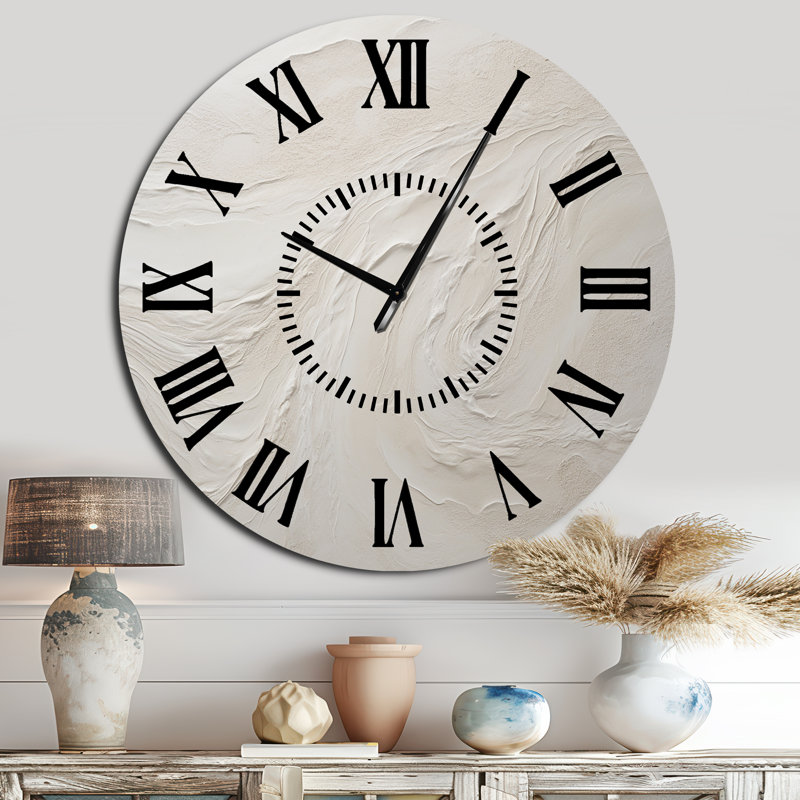 Horloge murale Modern Beach, Surdimensionné