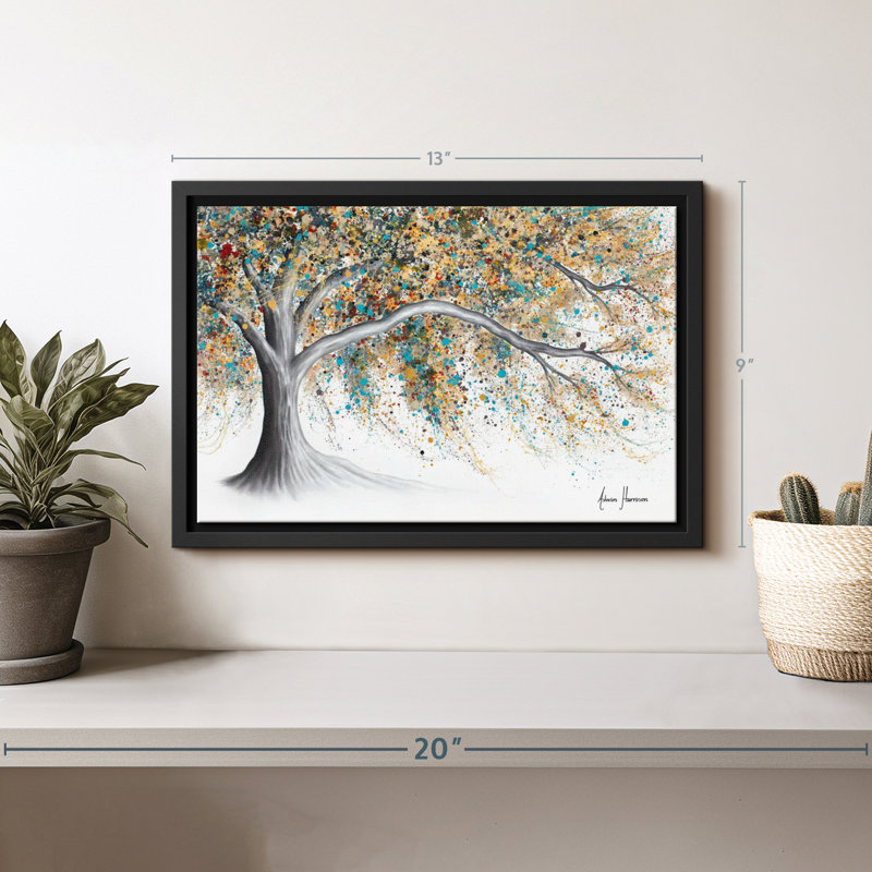 Western Breeze Tree Canvas Print, 9" H x 13" W