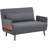 Convertible Folding Sofa Bed, Multi-Position Adjustable Floor Sofa, High-Density Foam Sleeper Chair-885993249