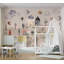 Adhésif mural pelez et collez pour enfants - Vallée scandinave aux couleurs pastel-1941958984