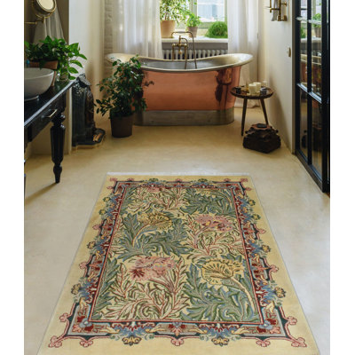 Tapis de couloir pak-persan Karely Lt. Gold