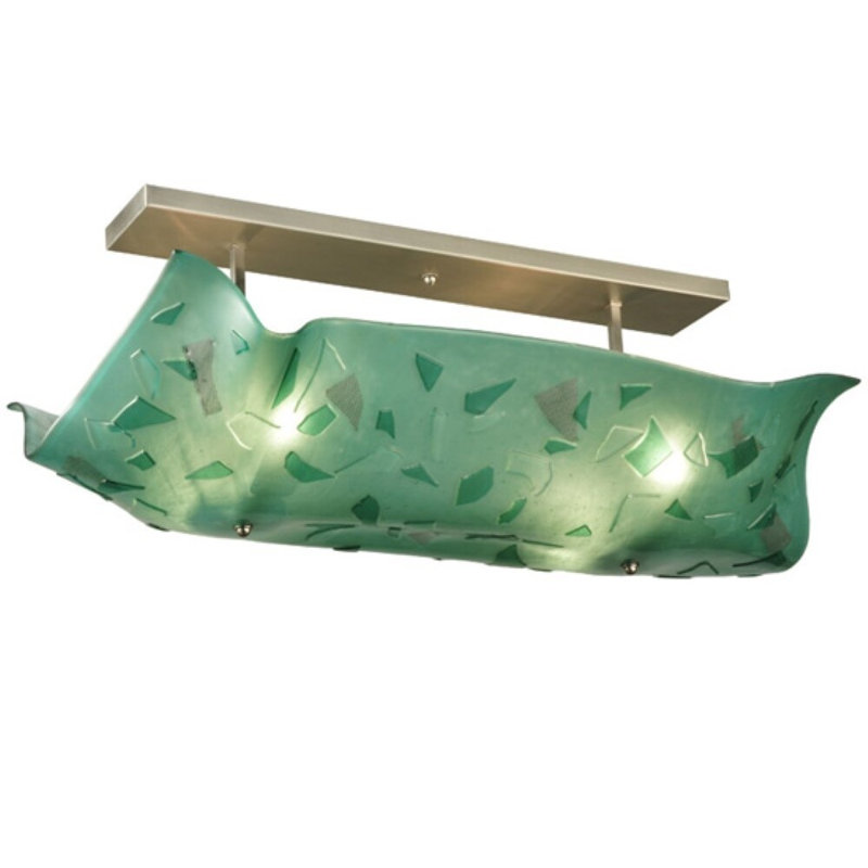 Datrick Glass Semi Flush Mount