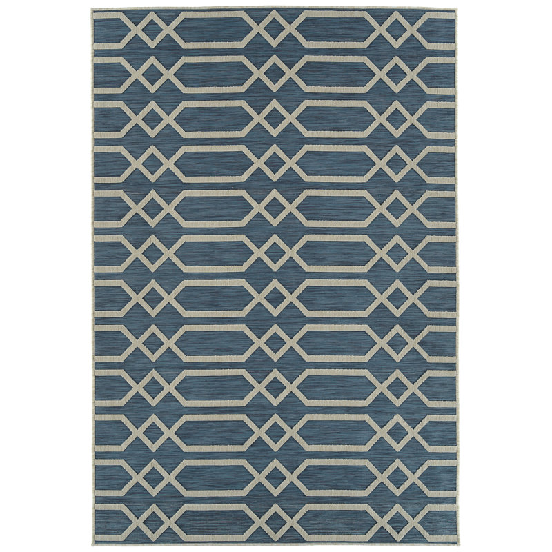 Tapis contemporain, transitionnel, géométrique, texturé, à poils longs, Rectangle 7 pi 10 po x 10 pi