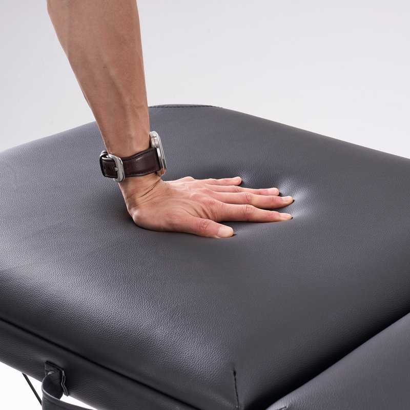 84'' Black Aluminum Adjustable Folding Massage Table