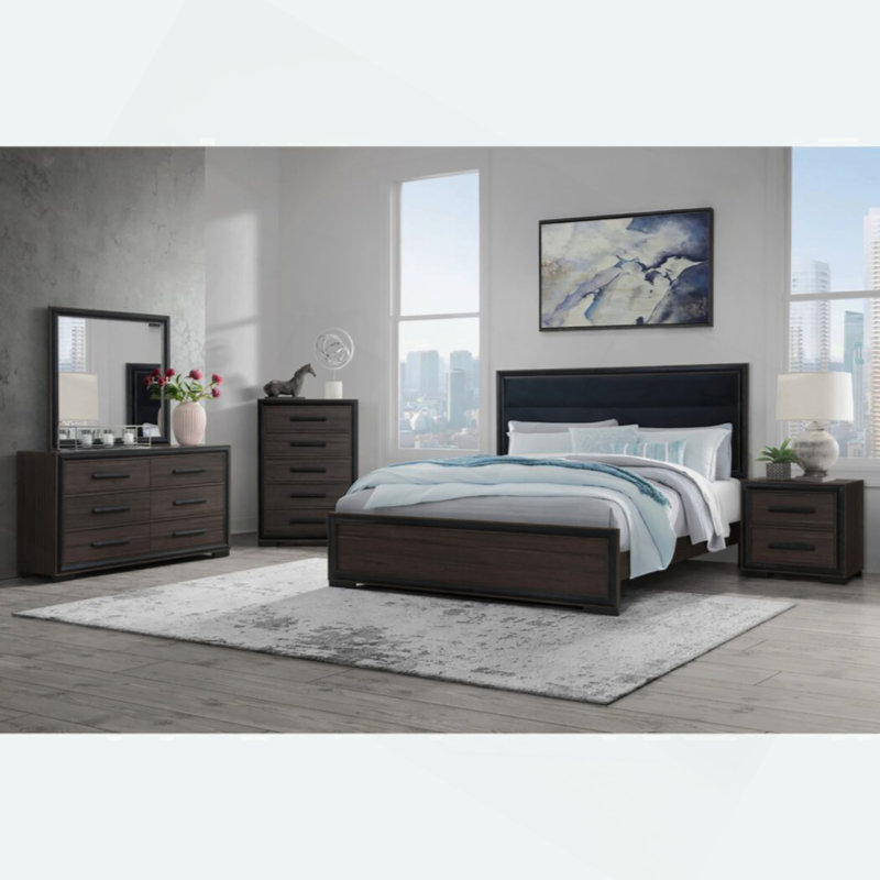 Sophisticated Wooden Chest With Stylish Drawers For Versatile Storage