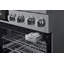 48" Dual Fuel Pro-Range 6 Burners With Griddle, Transitional, Silver, NG/LP