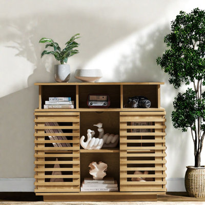Buffets compacts avec rangement, armoire de cuisine en bois aggloméré