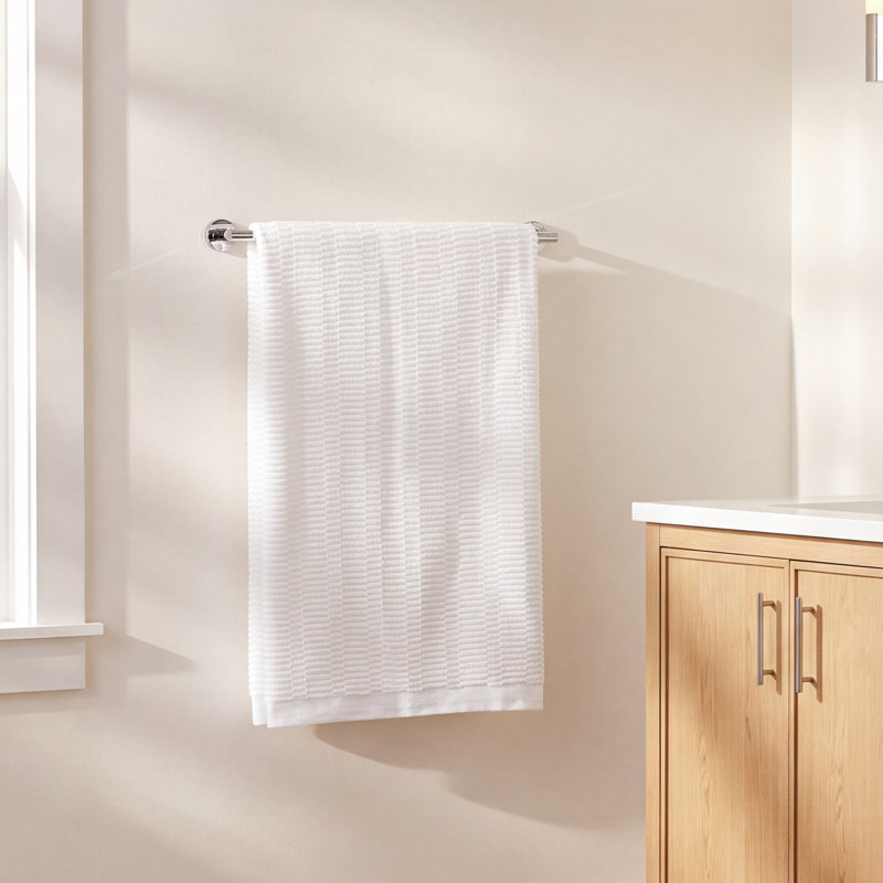 Brickell Wash Towel, White