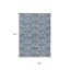 Tapis extérieur lavable bleu marine 9 pi x 12 pi bleu denim