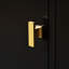 Armoire de salle de bain 36 po avec lavabo en céramique, 4 tiroirs et 2 armoires, style moderne, structure en bois massif, teinte noire-2122183021